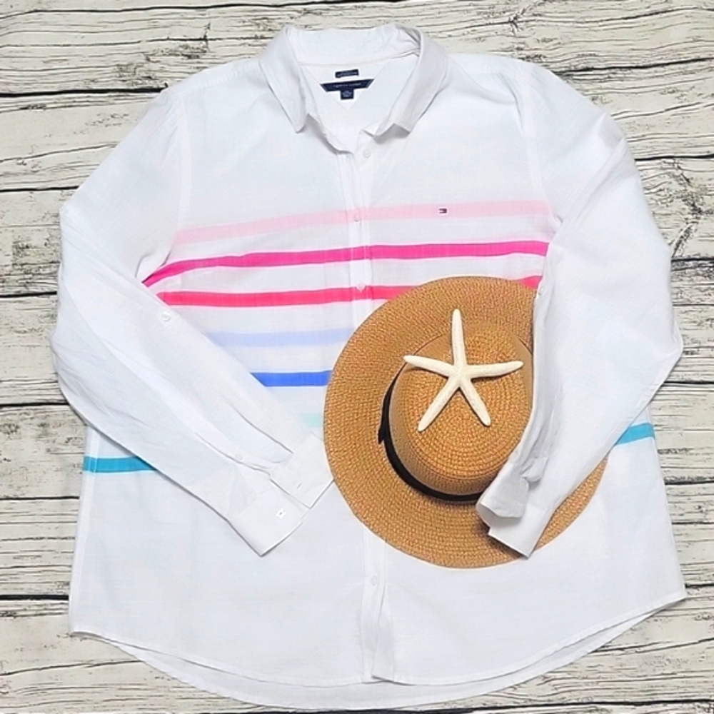 Tommy Hilfiger Button Down Shirt, XXL